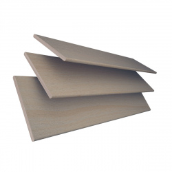 Acacia stained wood blinds 